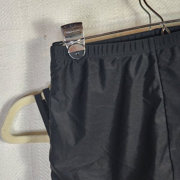 Rotita Black White Graffiti Print Poly Elastane Double Adj Straps Tankini Set SM - Picture 8 of 16